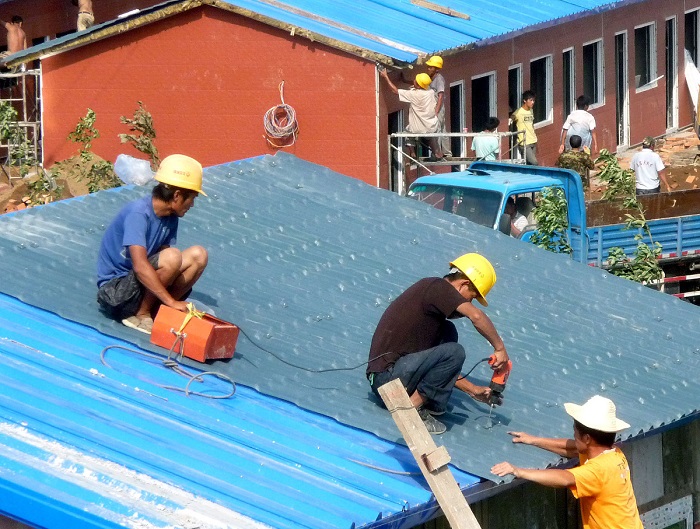 彩钢屋面翻新方案的色彩与外观设计